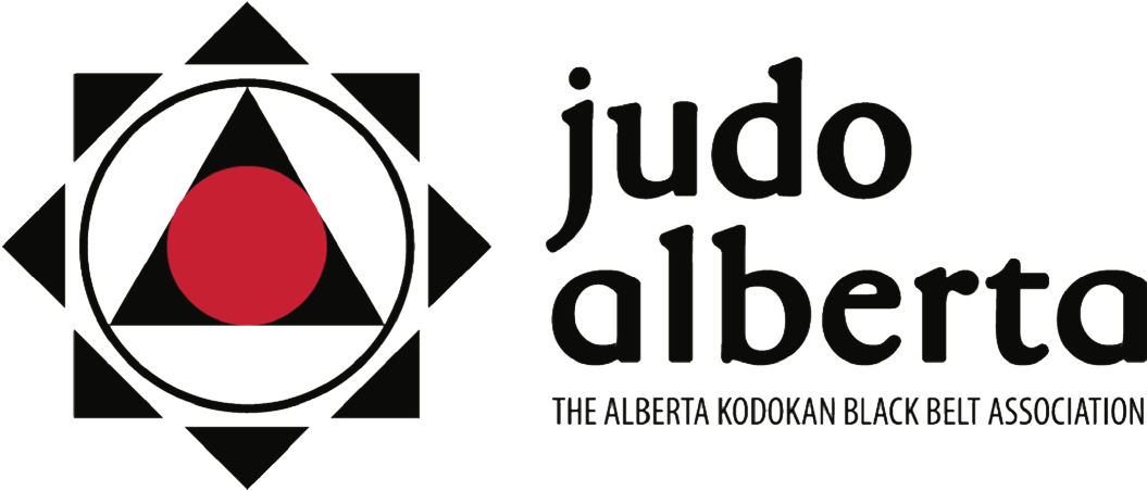 Judo Alberta black and red logo