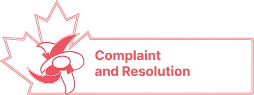 Judo Canada Complaint And Resolution button